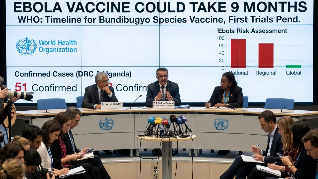 Ebola vaccine could take 9 months
